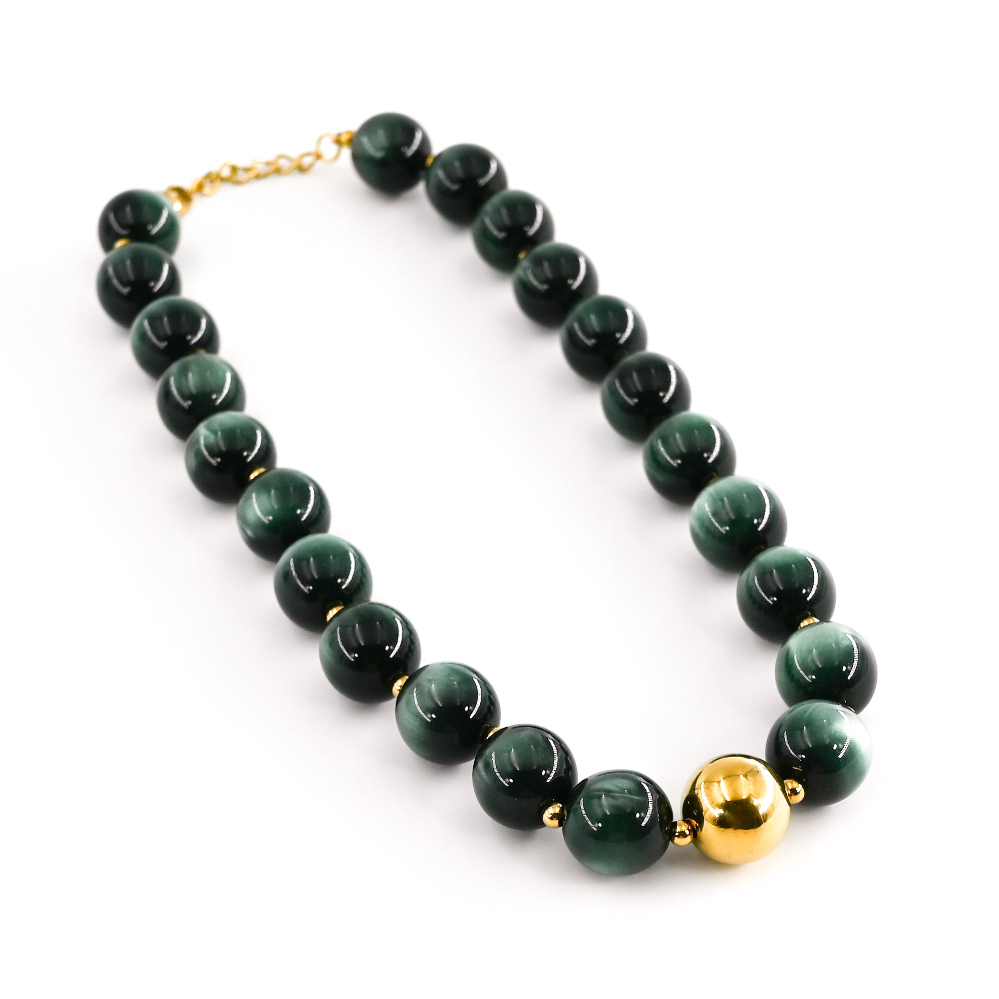 Collier ODON VERT FONCÉ