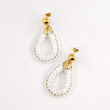 Boucles d'oreilles ALUNA BLANC