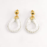 Boucles d'oreilles ALUNA BLANC