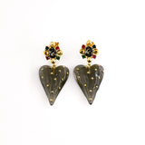 Boucles d'oreilles ALYOPA MARRON