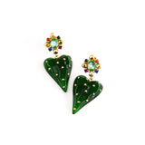 Boucles d'oreilles ALYOPA VERT