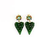 Boucles d'oreilles ALYOPA VERT