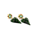 Boucles d'oreilles ALYOPA VERT