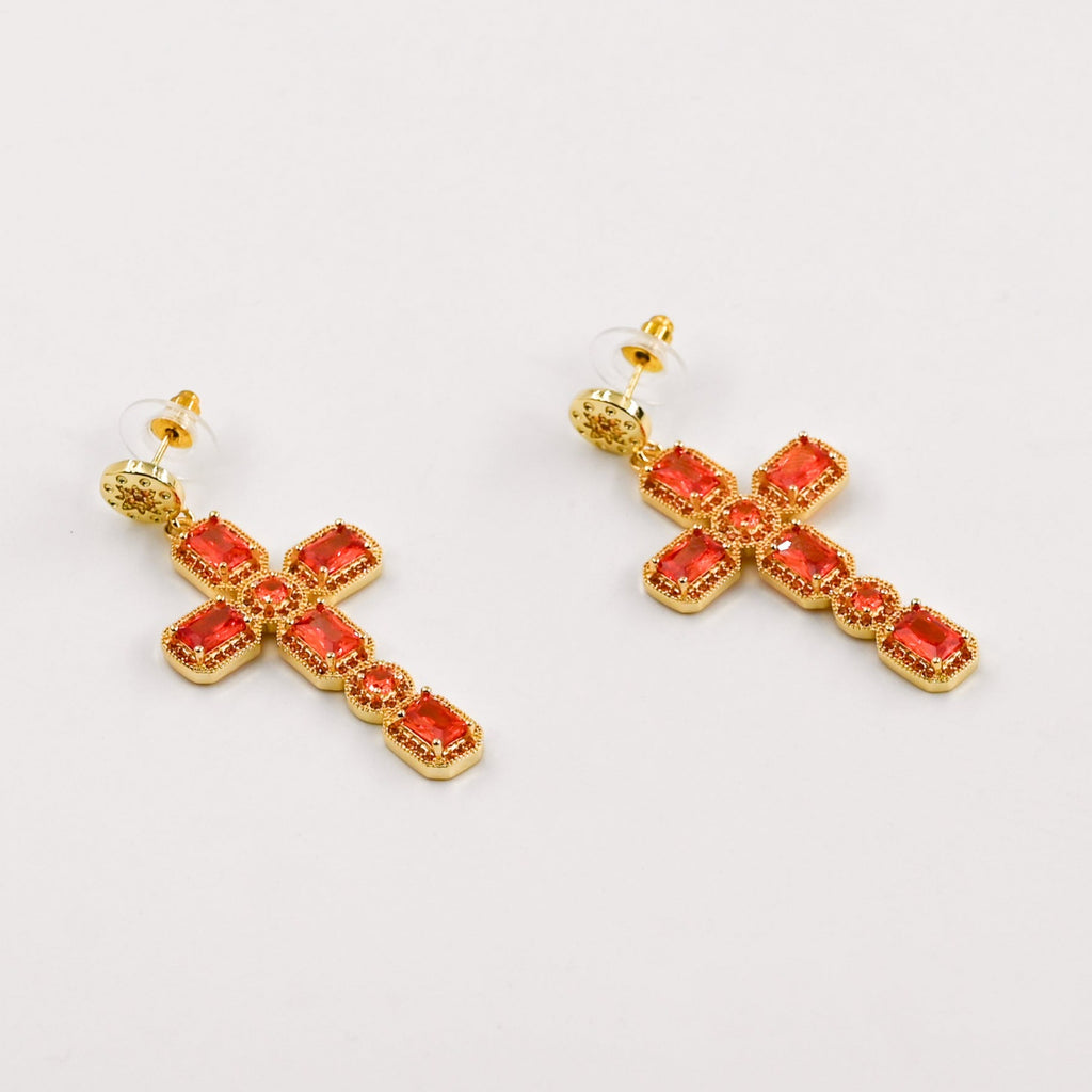 Boucles d'oreilles ANAHIS ORANGE