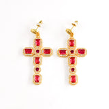 Boucles d'oreilles ANAHIS ROUGE
