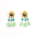 Boucles d'oreilles ANEMA TURQUOISE