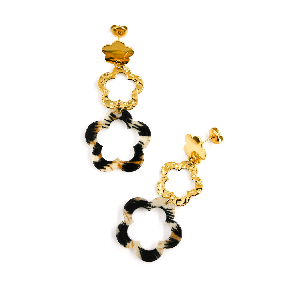 Boucles d'oreilles ANTONINE LÉOPARD