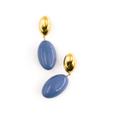 Boucles d'oreilles AUBERTA BLEU