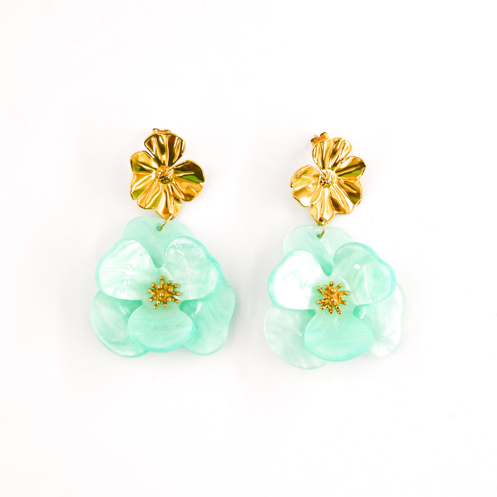 Boucles d'oreilles AURIA TURQUOISE