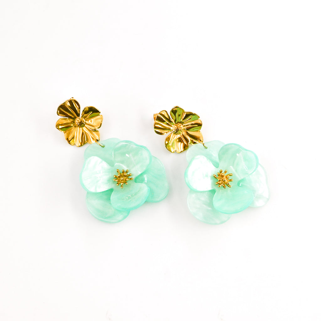 Boucles d'oreilles AURIA TURQUOISE