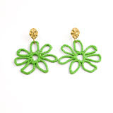 Boucles d'oreilles AVENA VERT