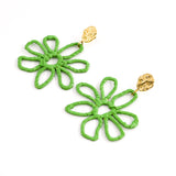 Boucles d'oreilles AVENA VERT