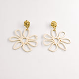 Boucles d'oreilles AVENA BLANC