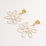 Boucles d'oreilles AVENA BLANC