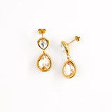 Boucles d'oreilles DORYS BLANC