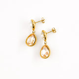 Boucles d'oreilles DORYS BLANC