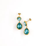 Boucles d'oreilles DORYS BLEU