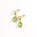 Boucles d'oreilles DORYS VERT