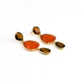 Boucles d'oreilles ELUNEA MARRON