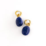 Boucles d'oreilles EMY BLEU MARINE