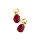 Boucles d'oreilles EMY ROUGE