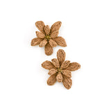 Boucles d'oreilles FLORANE BEIGE