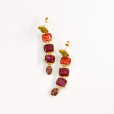 Boucles d'oreilles GAETANNE ROUGE