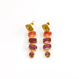 Boucles d'oreilles GAETANNE ROUGE