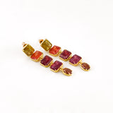 Boucles d'oreilles GAETANNE ROUGE