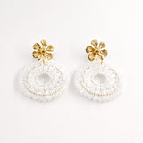 Boucles d'oreilles GLOWIE BLANC