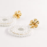 Boucles d'oreilles GLOWIE BLANC