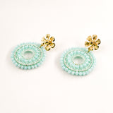 Boucles d'oreilles GLOWIE BLEU