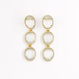 Boucles d'oreilles IBELINA BLANC