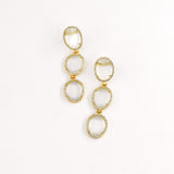 Boucles d'oreilles IBELINA BLANC