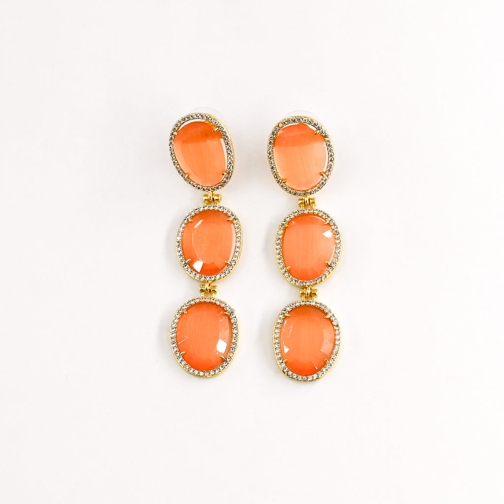 Boucles d'oreilles IBELINA ORANGE