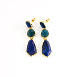 Boucles d'oreilles IFÉGIE BLEU