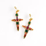Boucles d'oreilles INDIRA MULTI AUTOMNE
