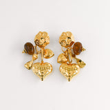 Boucles d'oreilles LAURENTINA MARRON