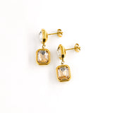 Boucles d'oreilles LAURINE BLANC