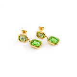 Boucles d'oreilles LAURINE VERT