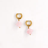 Boucles d'oreilles LIPA ROSE
