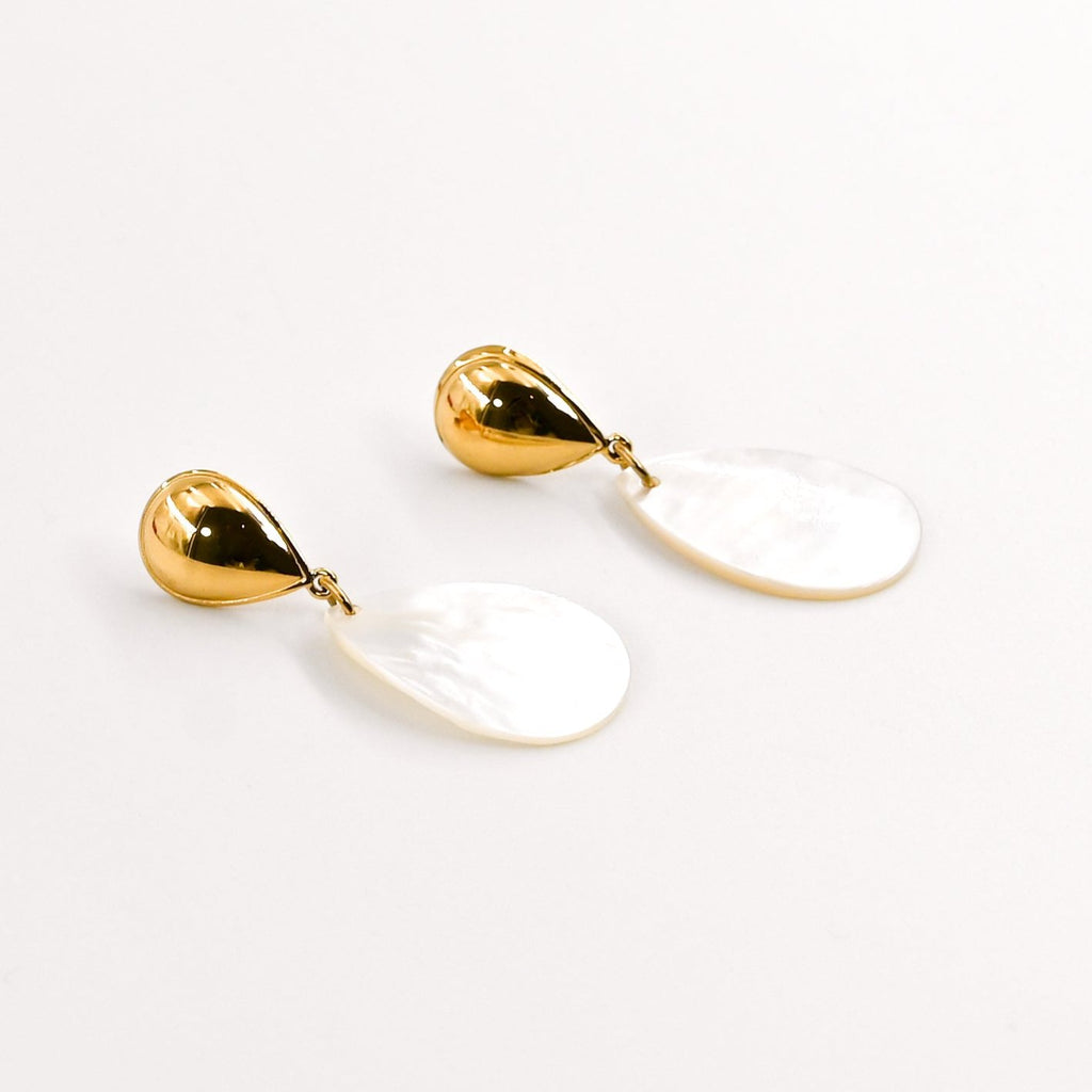 Boucles d'oreilles LOUELA BLANC