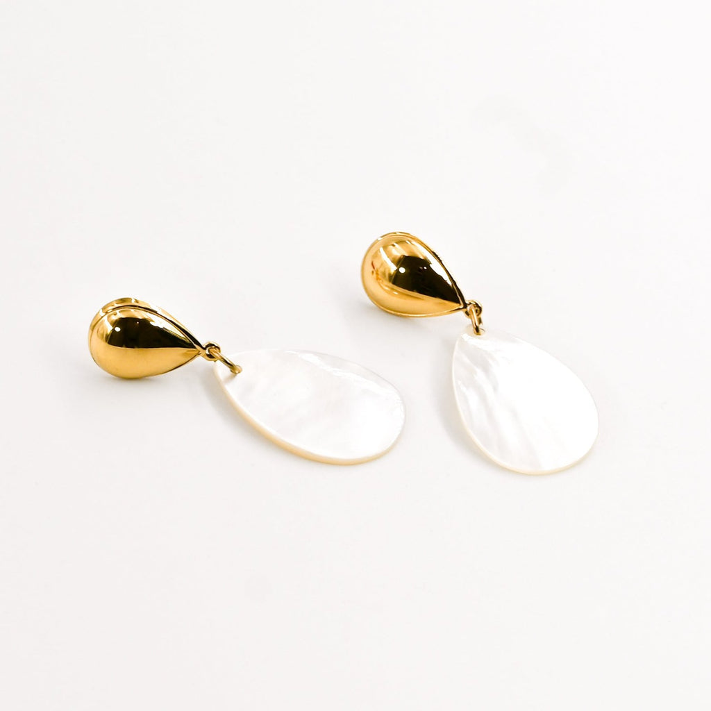 Boucles d'oreilles LOUELA BLANC