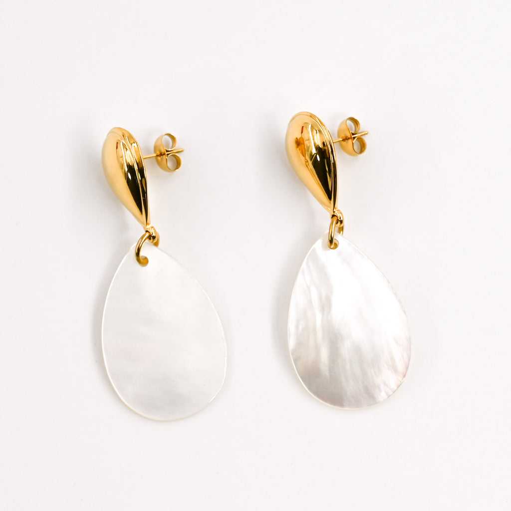 Boucles d'oreilles LOUELA BLANC