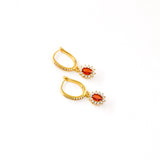 Boucles d'oreilles MARINA ORANGE