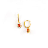 Boucles d'oreilles MARINA ORANGE