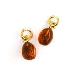 Boucles d'oreilles EMY MARRON
