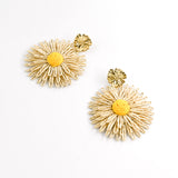 Boucles d'oreilles MIREILLE BEIGE