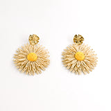 Boucles d'oreilles MIREILLE BEIGE