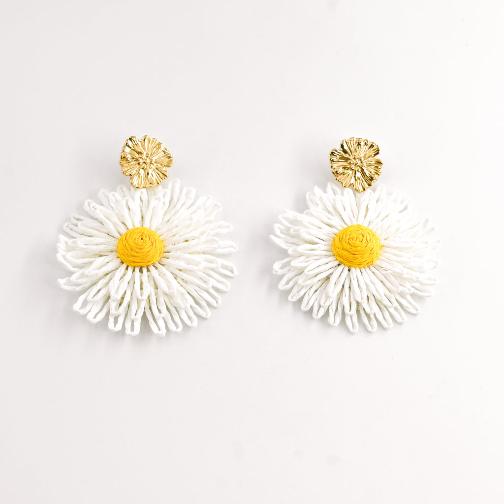 Boucles d'oreilles MIREILLE BLANC